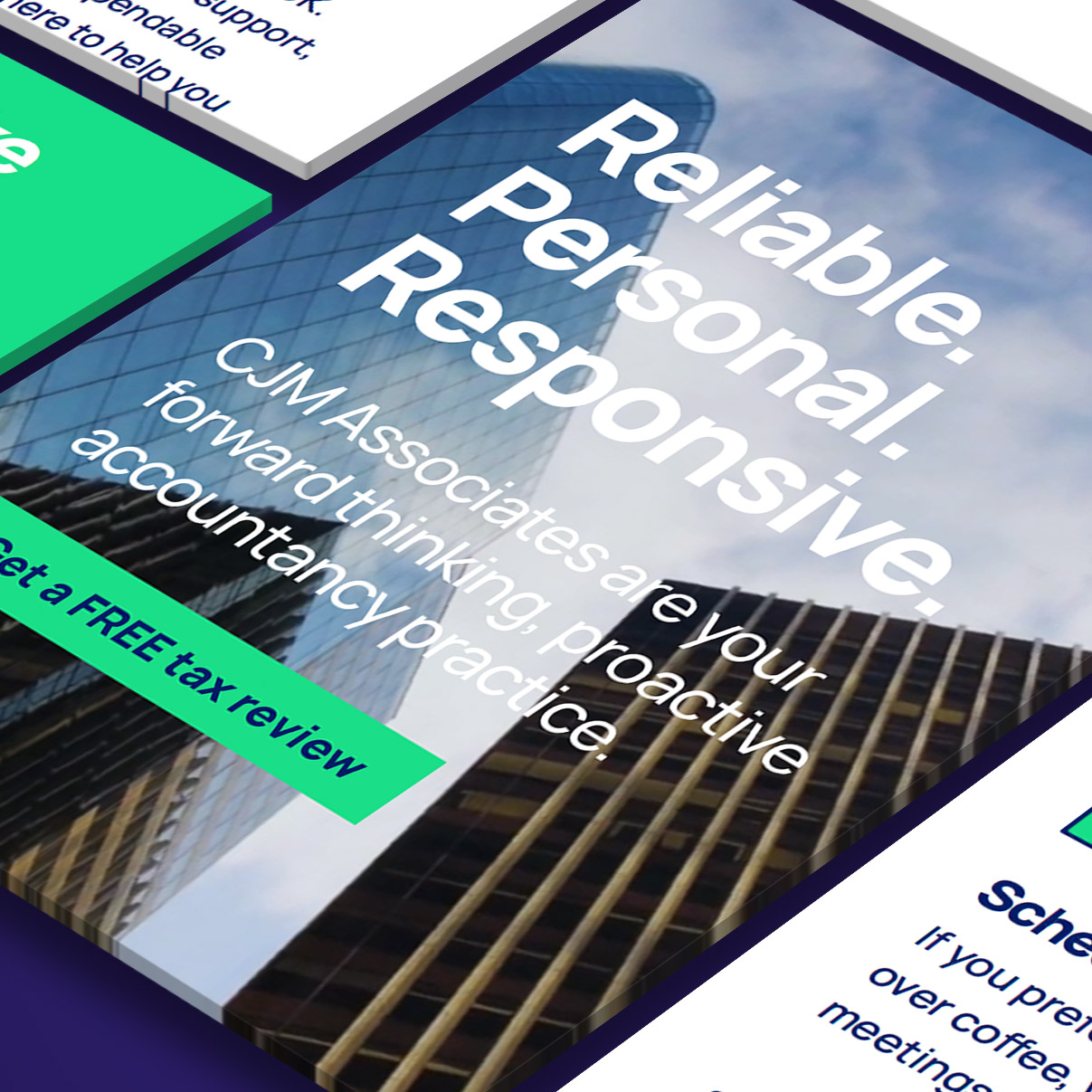 CJM Associates website detail